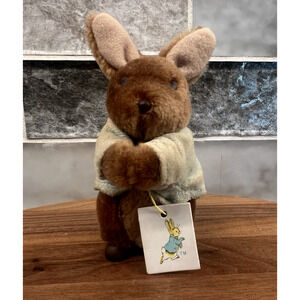 Miniature Plush Peter Rabbit 1986 Beatrix Potter Eden Toy Frederick Warne USA